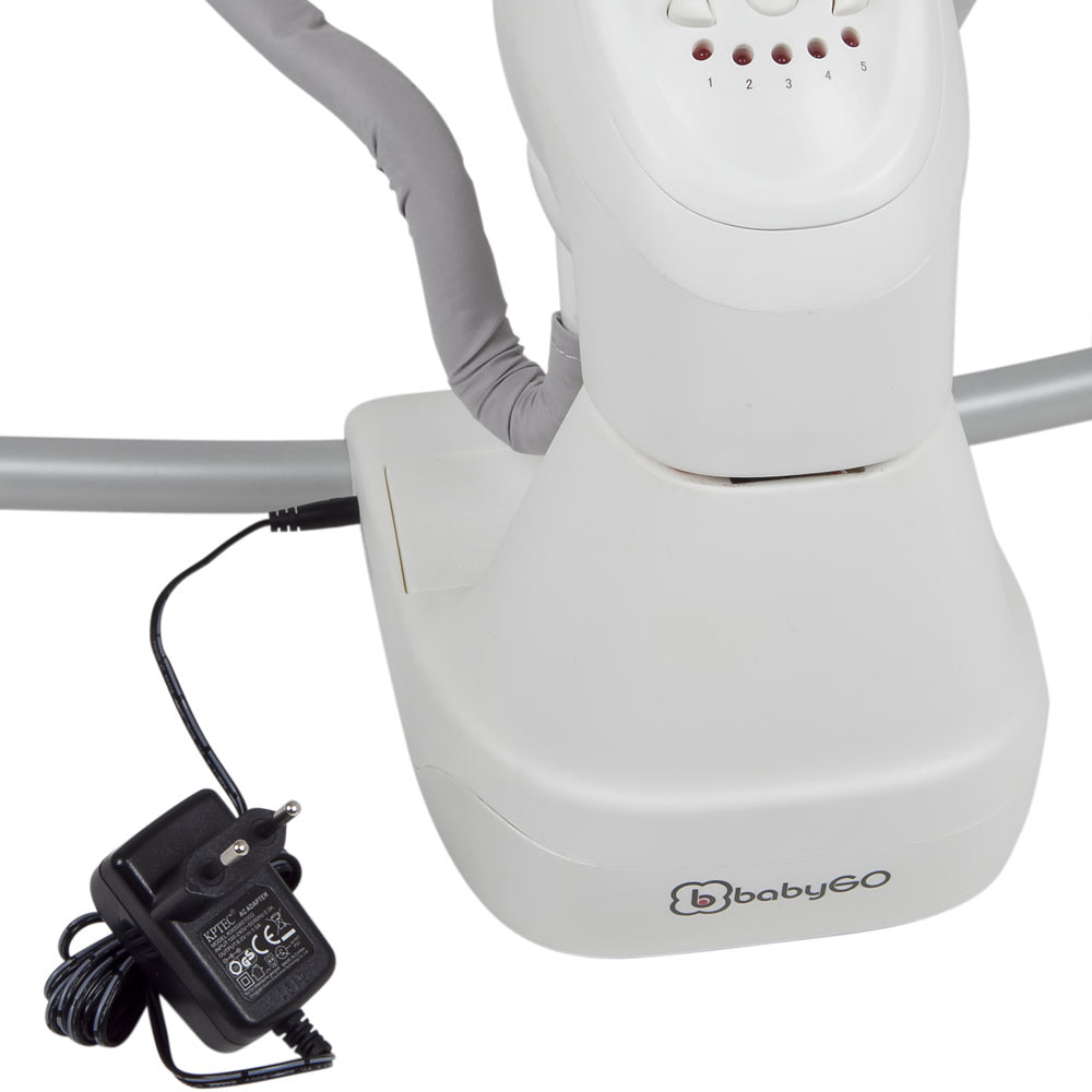 BabyGo Babywippe Elektrische Baby Schaukel Cuddly
