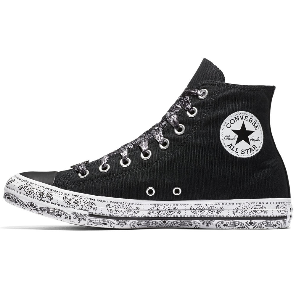Converse Schuhe Miley Cyrus Chucks High Top Sneakers – Schwarz Weiß