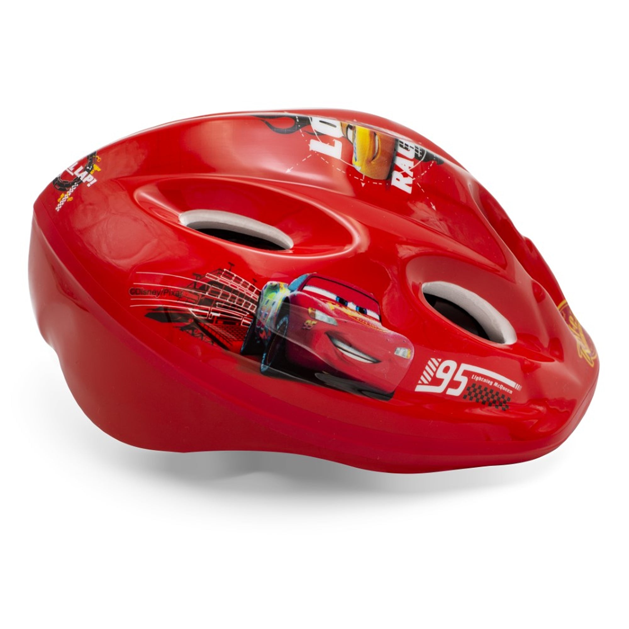 Cars Kinder Fahrradhelm – Disney Lightning McQueen Helm verstellbar 52–56 cm