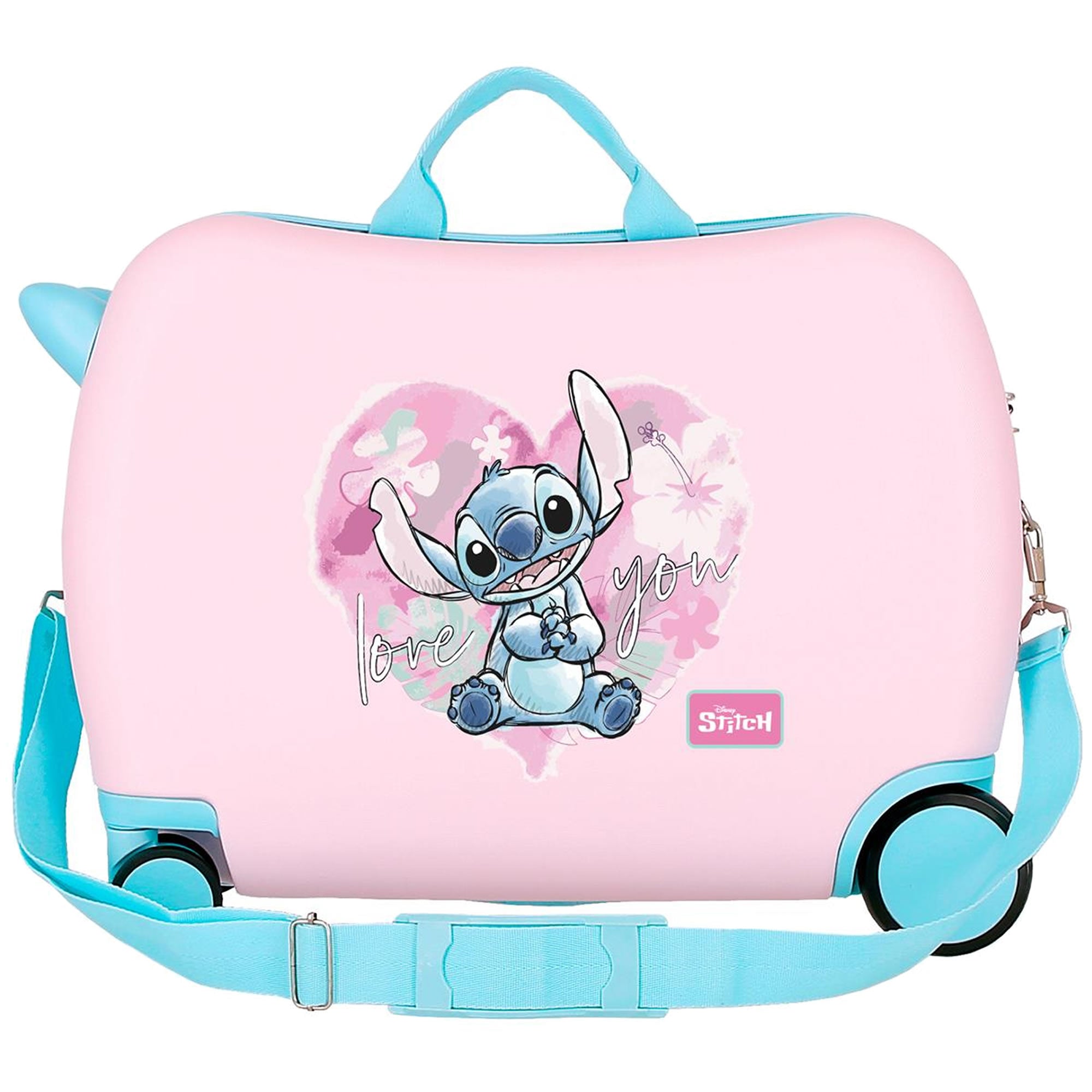 Lilo & Stitch Sitzkoffer Kinder Hartschalen Koffer Ziehkoffer Joumma Bags 34 Liter