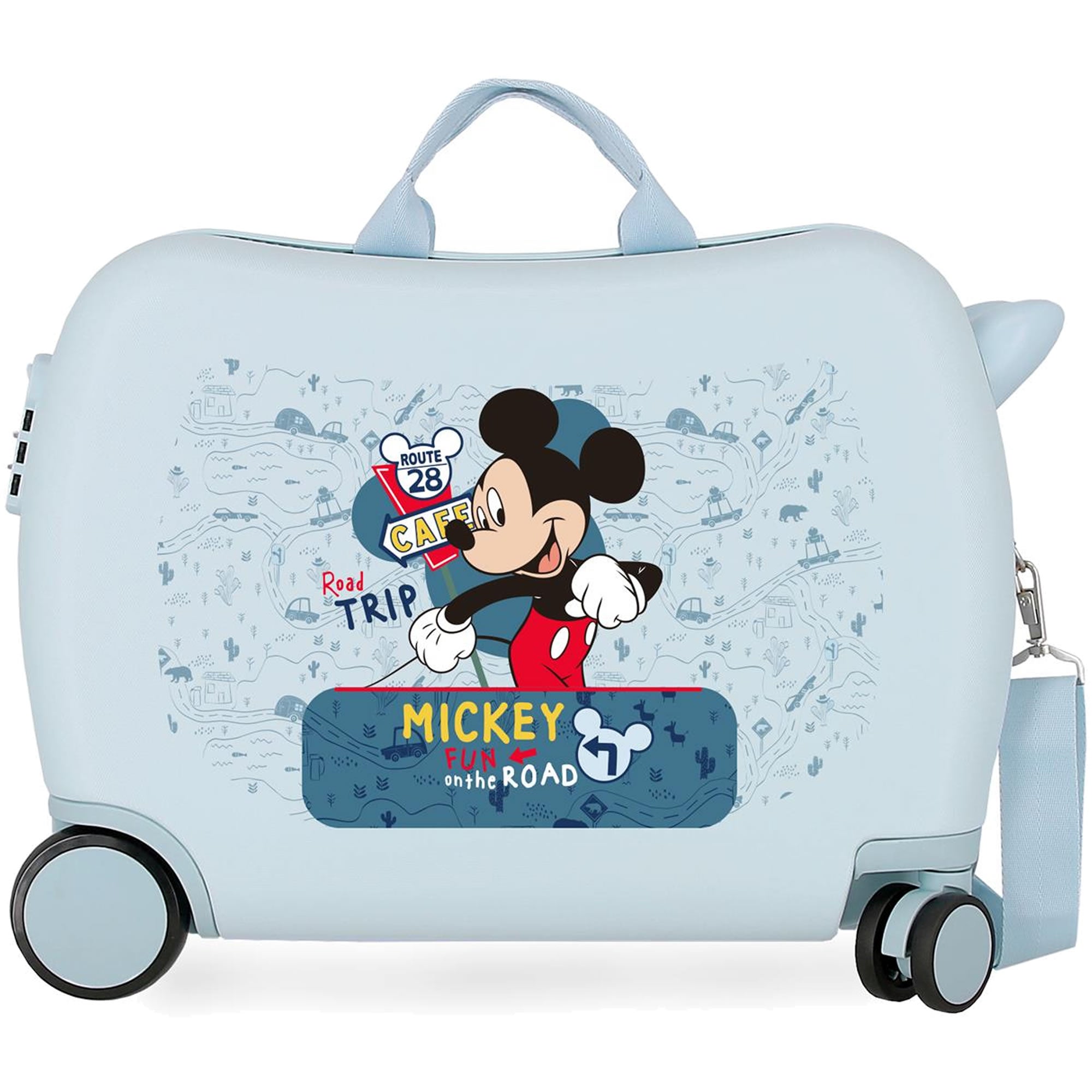 Mickey Maus Sitzkoffer Kinder Hartschalen Koffer Joumma Bags 34 Liter