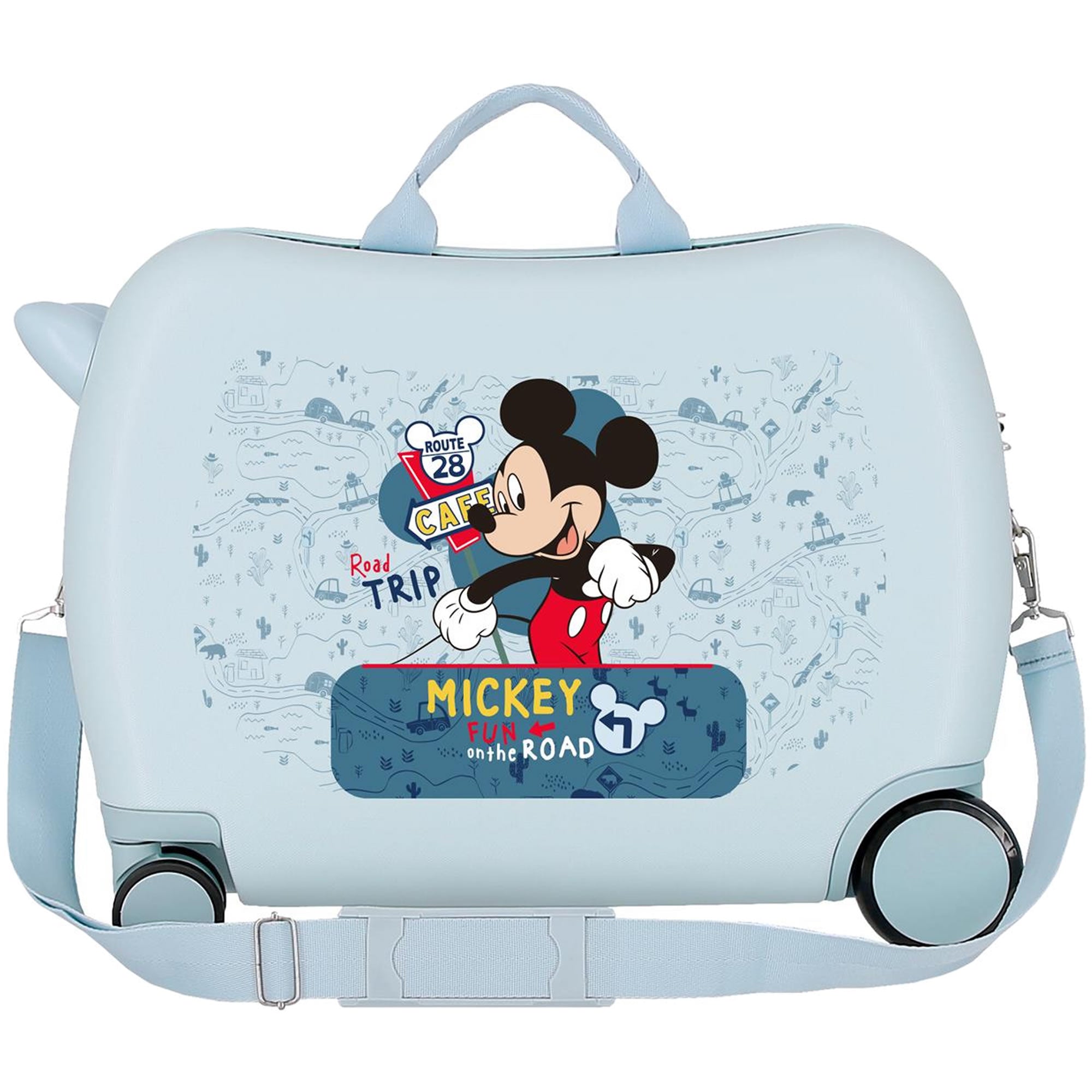 Mickey Maus Sitzkoffer Kinder Hartschalen Koffer Joumma Bags 34 Liter