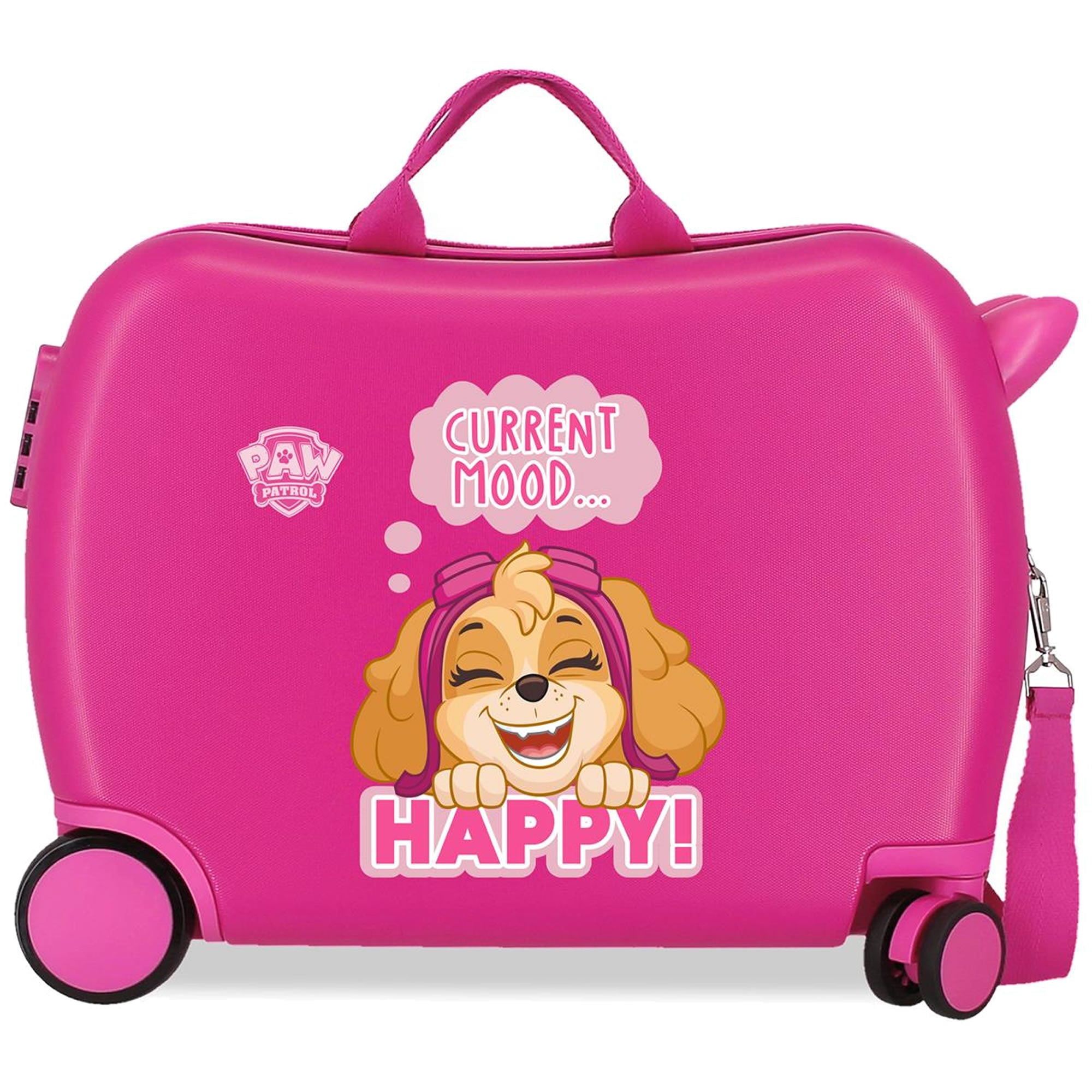 Seat suitcase children's hard shell suitcase
