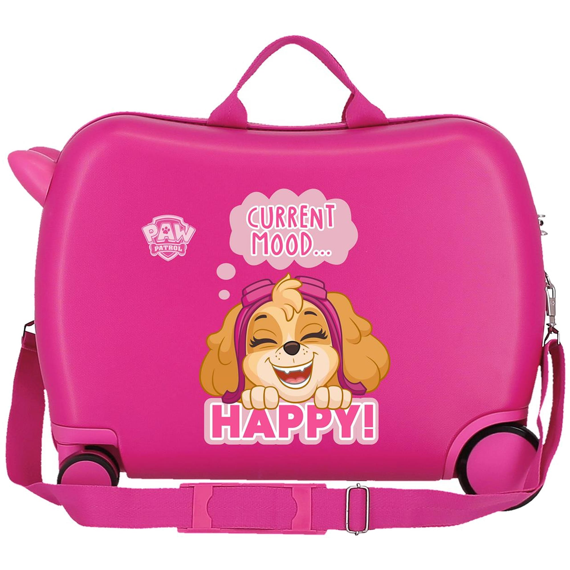 Seat suitcase children's hard shell suitcase