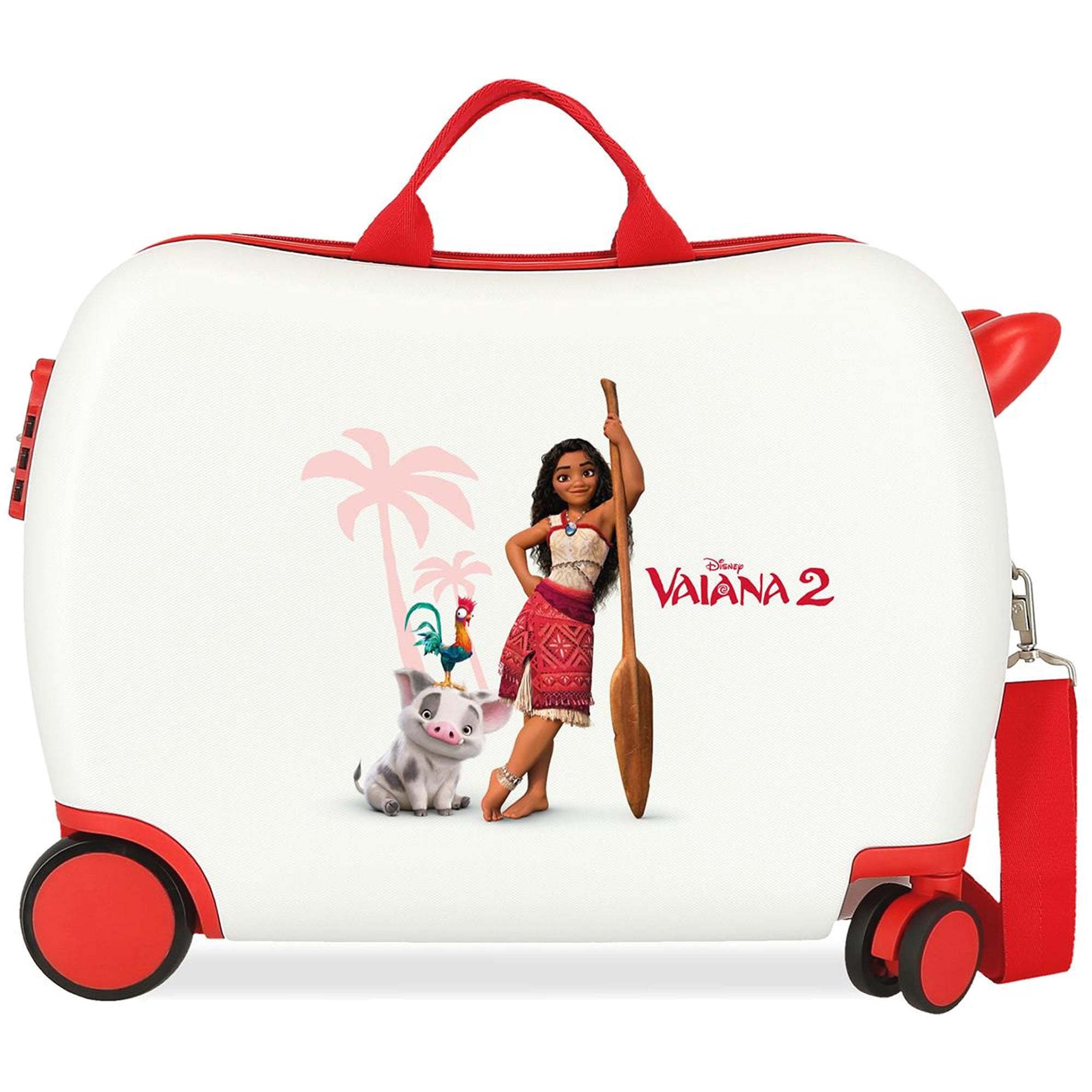 Vaiana Sitzkoffer Kinder Hartschalen Koffer Ziehkoffer Joumma Bags 34 Liter