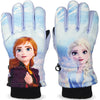 Frozen Kinder Winter Skihandschuhe – warm & wasserabweisend, Anna & Elsa