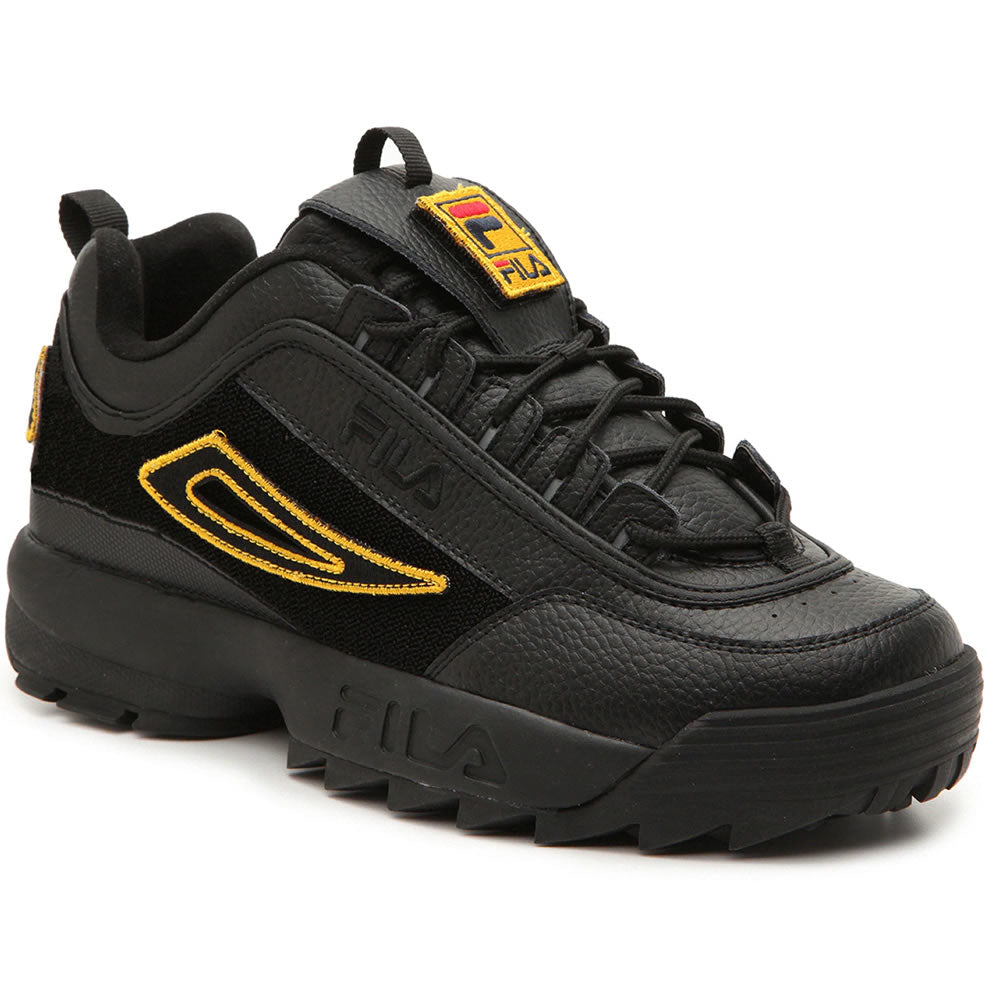 FILA Disruptor Sneaker Patches II Damen Schuh Low Schwarz