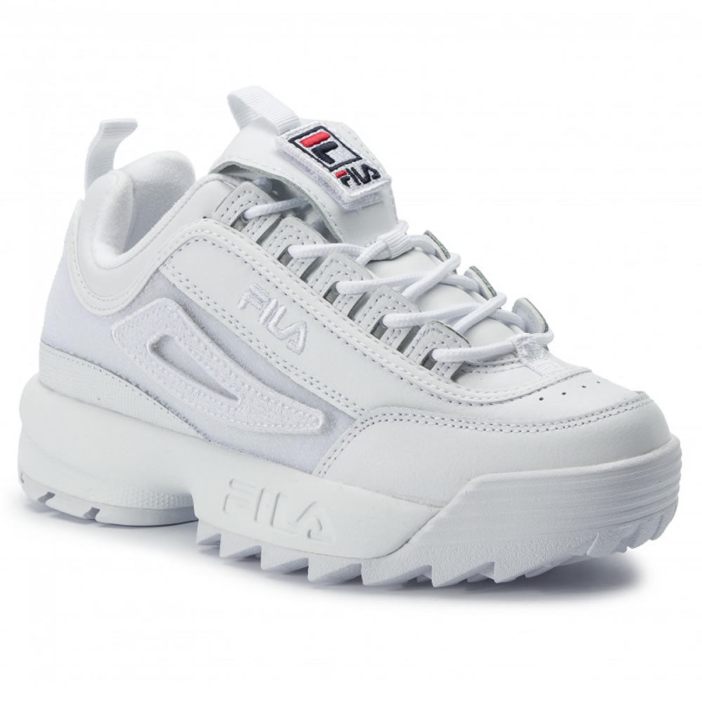 FILA Disruptor Sneaker Patches II Damen Schuhe Low Weiß