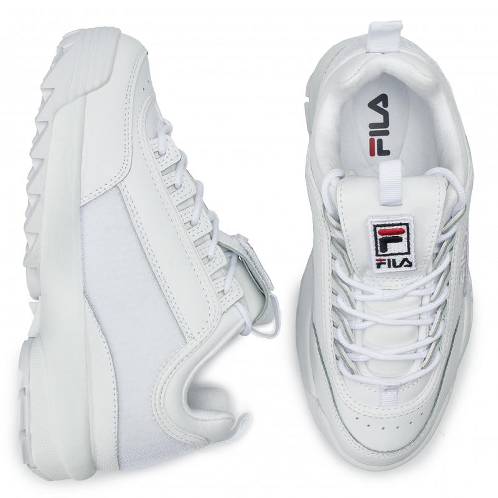 FILA Disruptor Sneaker Patches II Damen Schuhe Low Weiß