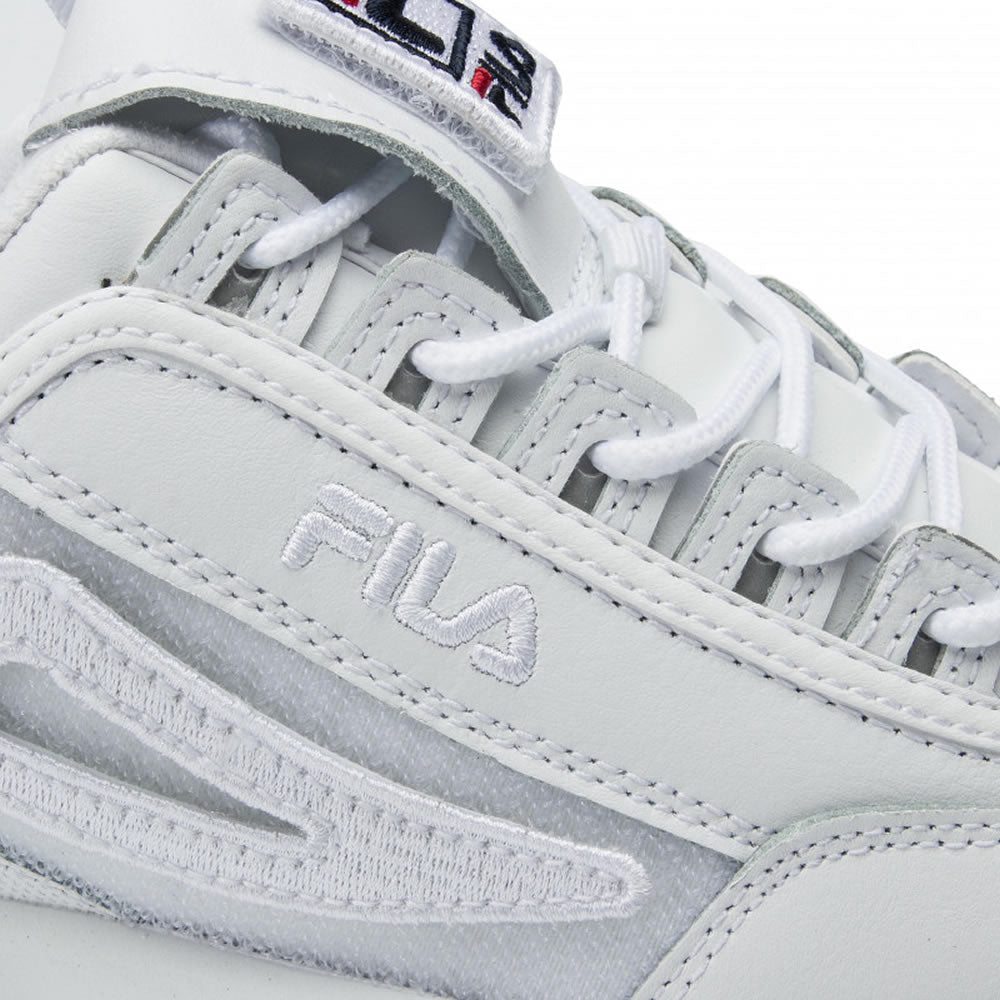 FILA Disruptor Sneaker Patches II Damen Schuhe Low Weiß