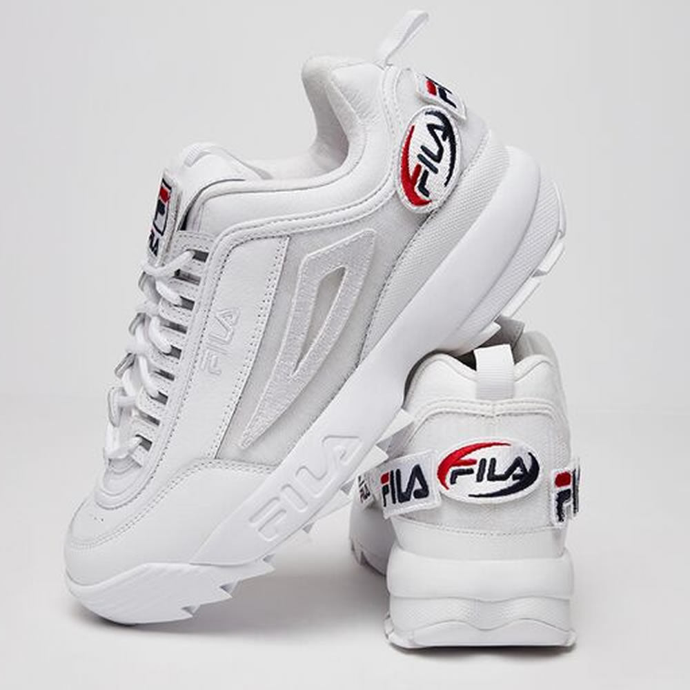 FILA Disruptor Sneaker Patches II Damen Schuhe Low Weiß