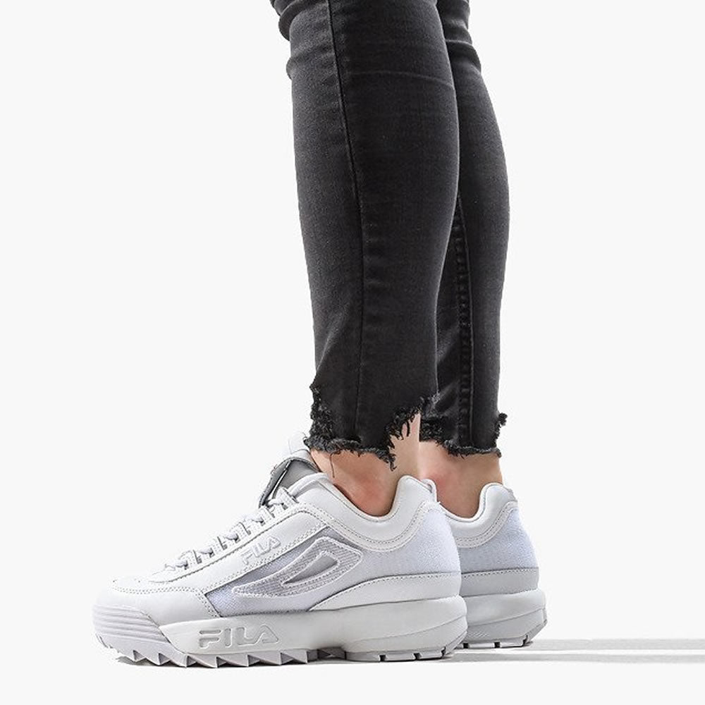 FILA Disruptor Sneaker Patches II Damen Schuhe Low Weiß