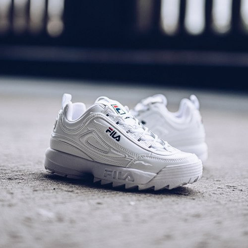 FILA Disruptor Sneaker Damen Schuhe Low Weiß