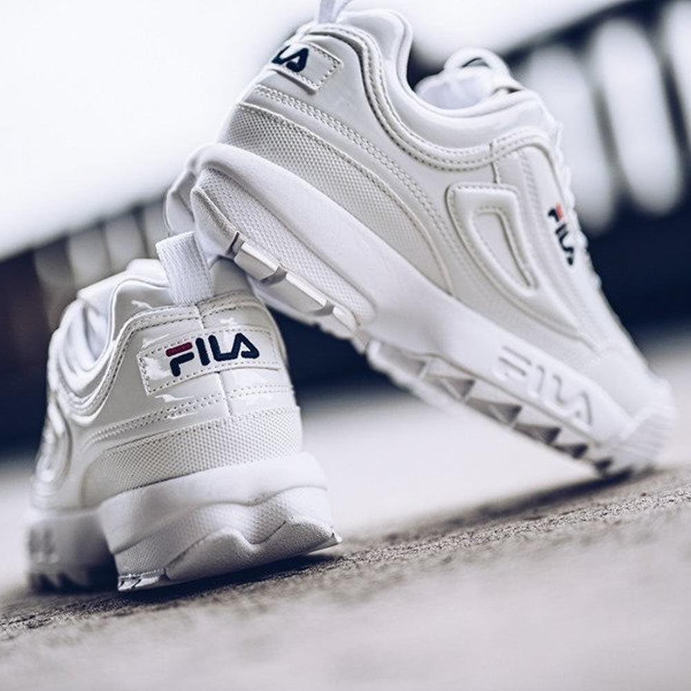 FILA Disruptor Sneaker Damen Schuhe Low Weiß