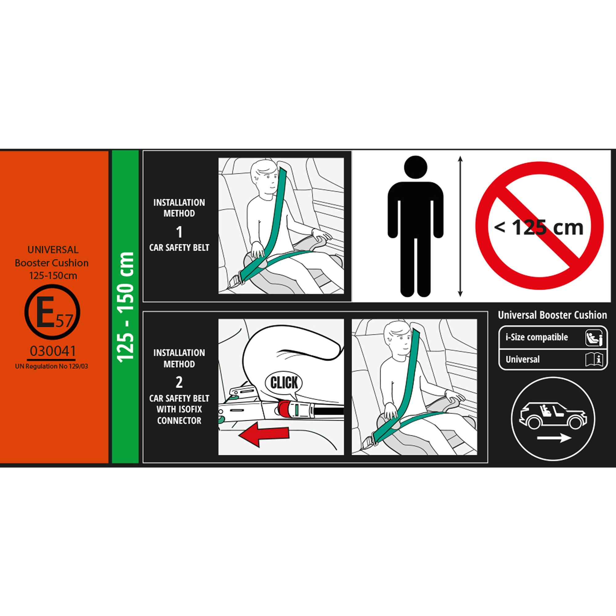 1Marvel Spider-Man Sitzerhöhung ISOFIX 125–150 cm