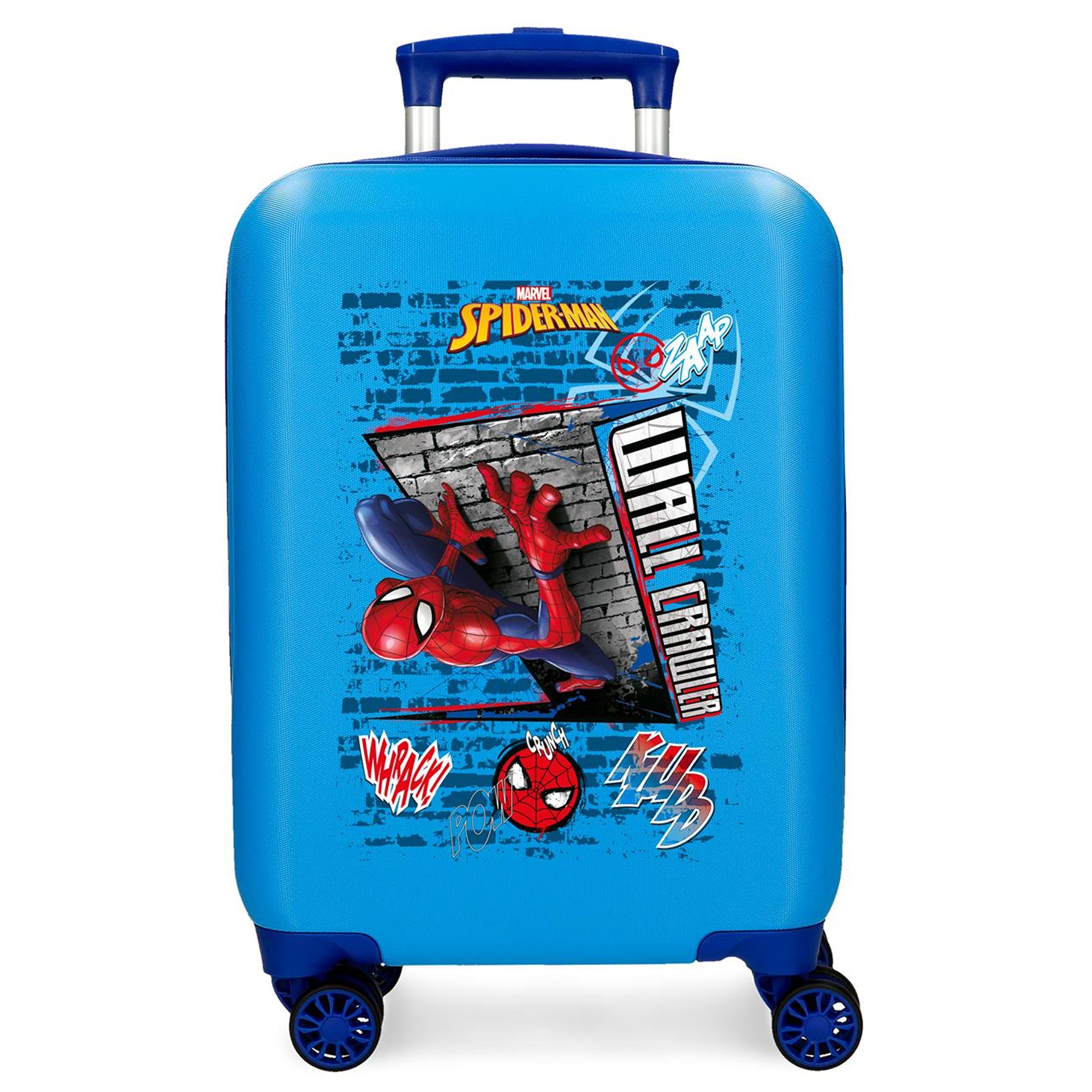 Spider-Man Kinder Koffer Trolley 50 cm – Hartschale Blau „Urban Crawler“