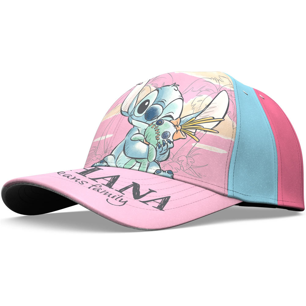 Disney Basecap Lilo & Stitch Kinder Cap – Verstellbar Mädchen Sonnenschutz