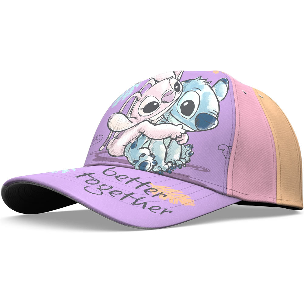 Disney Basecap Lilo & Stitch Kinder Cap – Verstellbar Mädchen Sonnenschutz