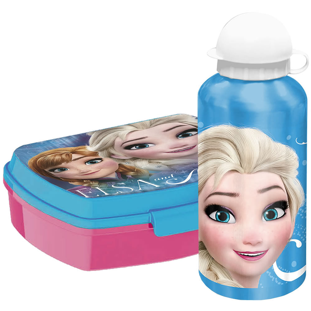 Trinkflasche Brotdose Frozen Kinder Anna Elsa Disney