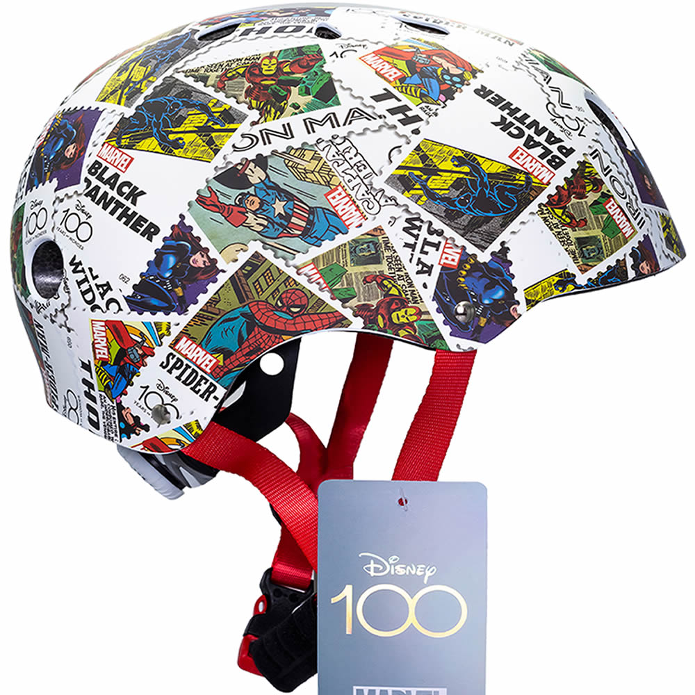 Marvel Skaterhelm Fahrradhelm Kinder Helm verstellbar 52 - 56 cm Stamps
