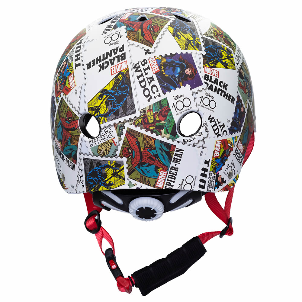 Marvel Skaterhelm Fahrradhelm Kinder Helm verstellbar 52 - 56 cm Stamps