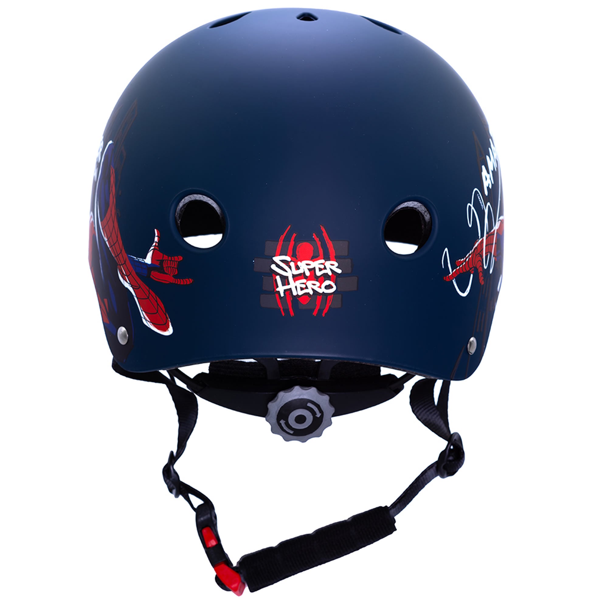 Spider-Man Skaterhelm Fahrradhelm Kinder Helm verstellbar 52 - 56 cm Blau