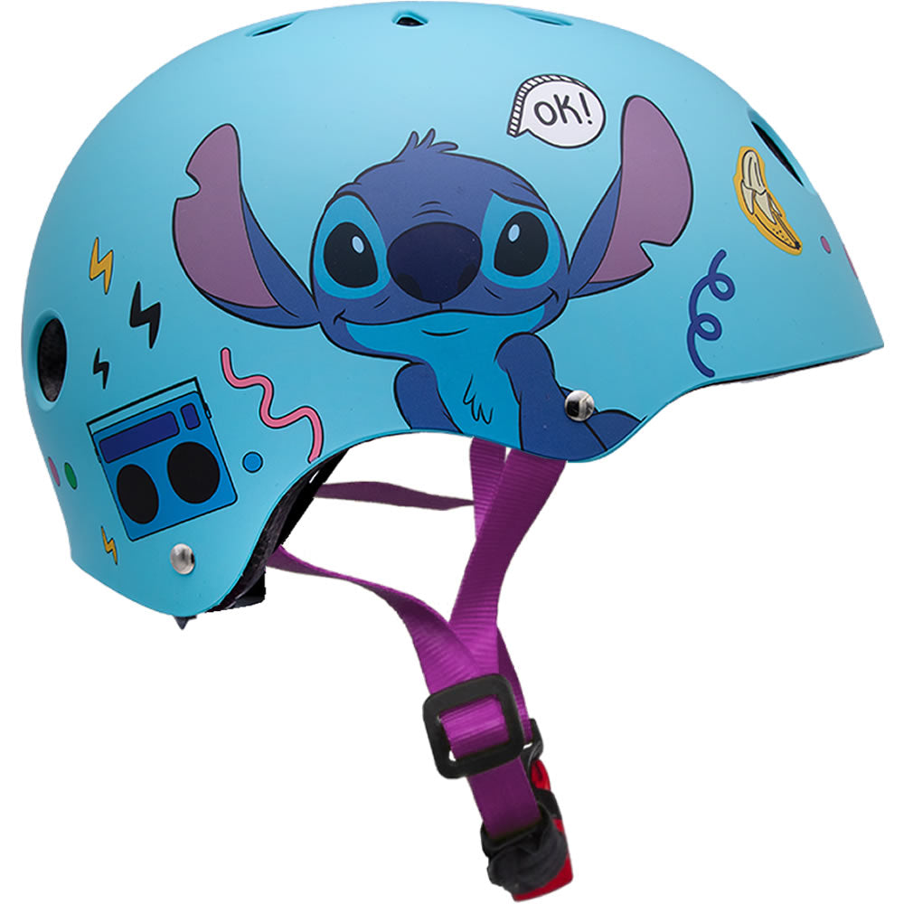 Lilo & Stitch Fahrradhelm für Kinder – Skater Helm Sicher, Verstellbar (52-56 cm)