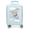 Dumbo Kinder Koffer Trolley 50 cm – Hartschale Hellblau „Up in the Clouds“