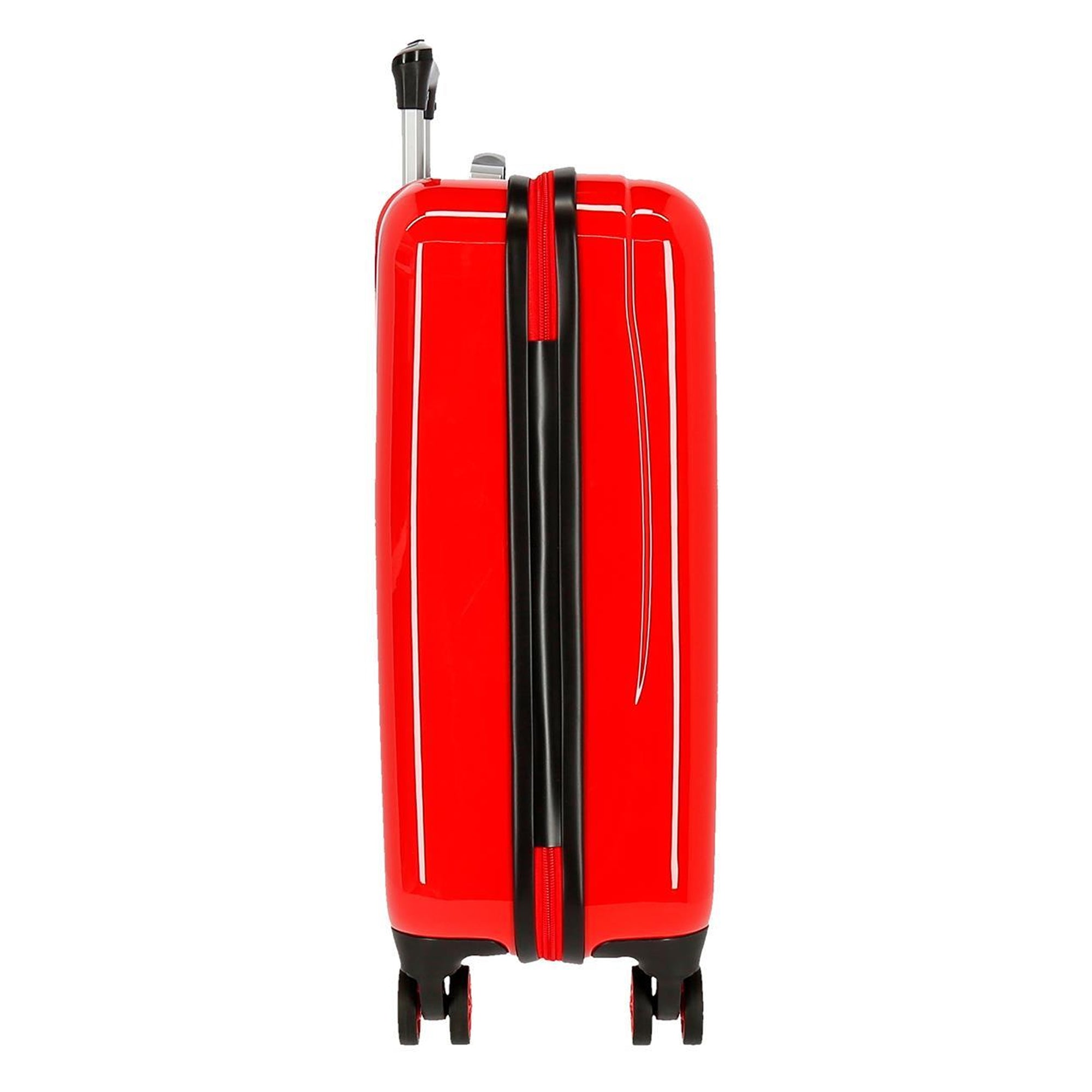 Cars Kinderkoffer Trolley 50 cm – Disney Lightning McQueen Hartschalenkoffer Rot