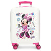 Minnie Mouse Kinder Koffer Trolley 50 cm – Hartschale Weiß / Pink