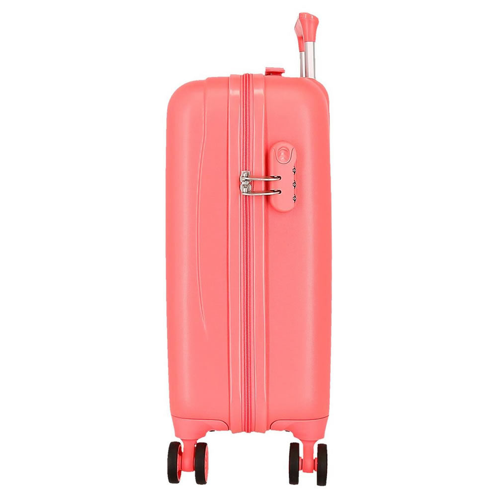 Bambi Kinder Koffer Trolley 50 cm – Hartschale Rosa „Besties Forever“