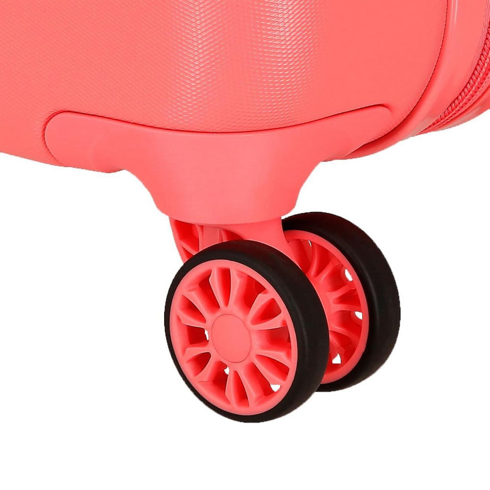 Bambi Kinder Koffer Trolley 50 cm – Hartschale Rosa „Besties Forever“