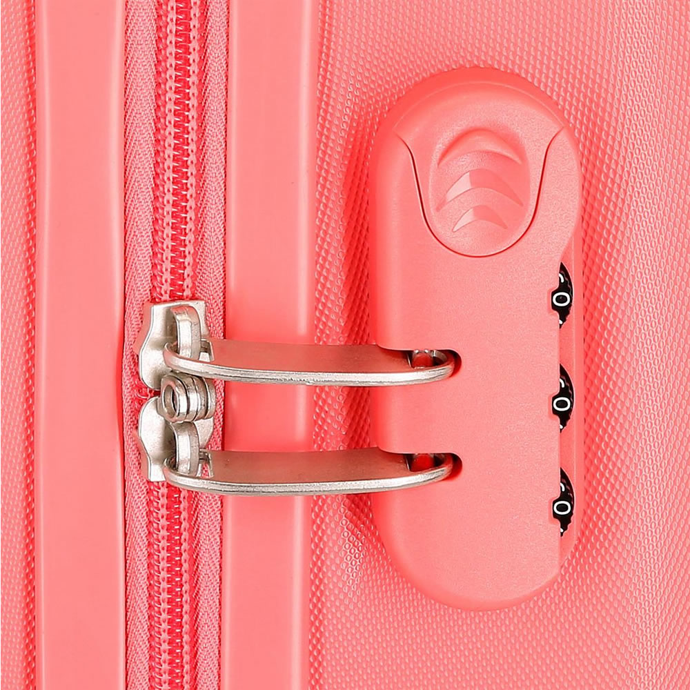 Bambi Kinder Koffer Trolley 50 cm – Hartschale Rosa „Besties Forever“