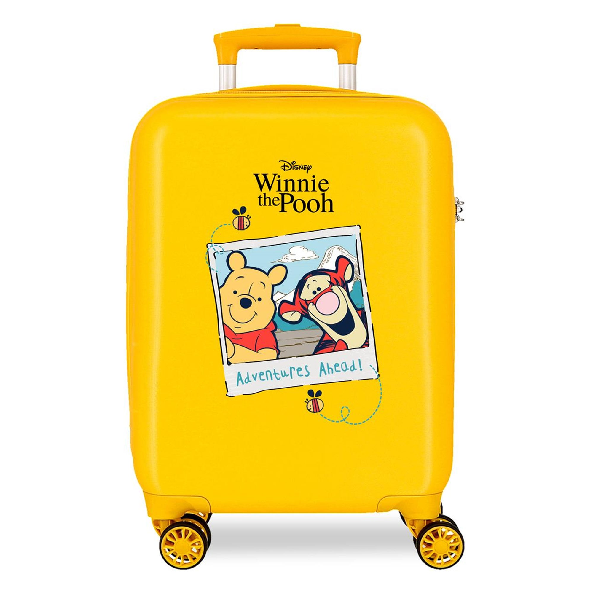 Winnie the Pooh Kinder Koffer Trolley 50 cm – Hartschale Gelb