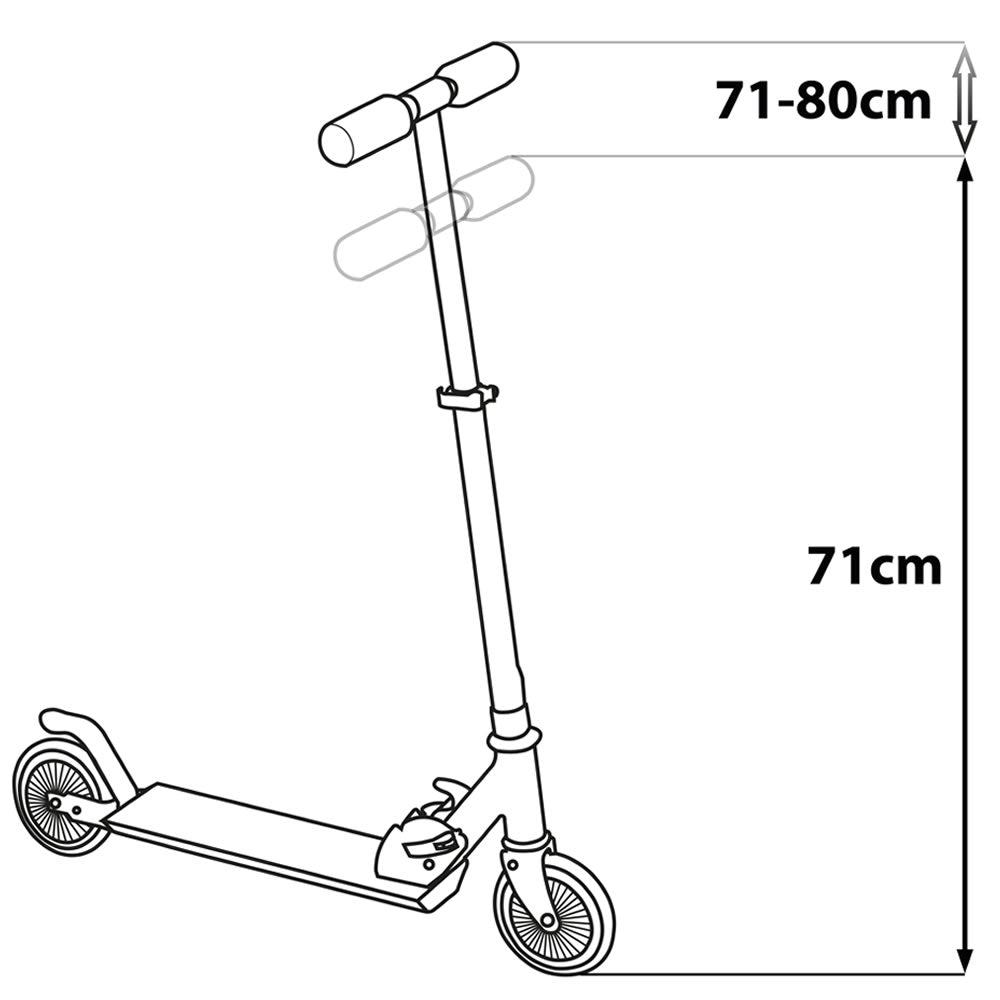 Lilo & Stitch Roller Scooter Kinderroller mit Bremse Klappbar 120mm
