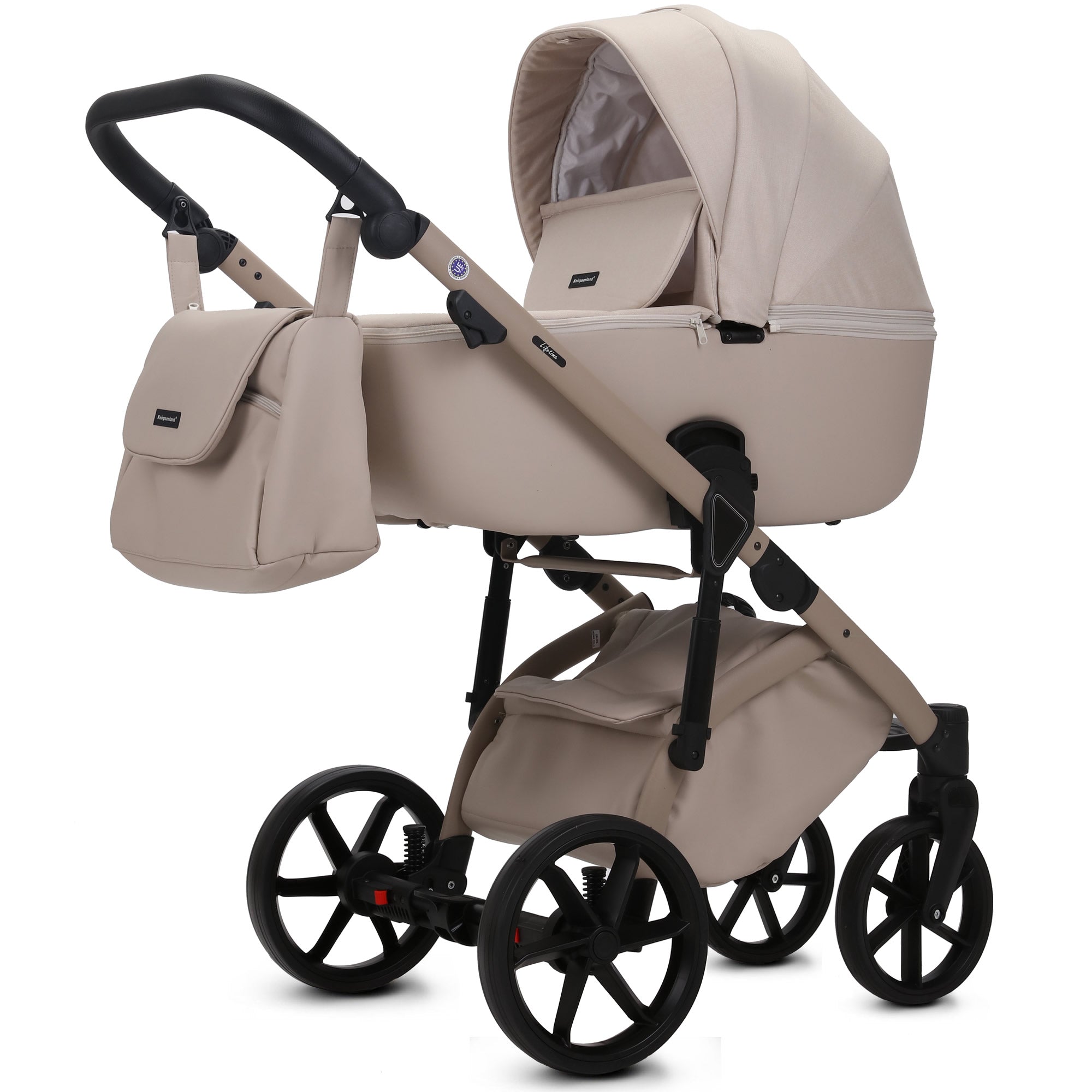 Knirpsenland Lifetime Kinderwagen – Beige (Vanilla Cream Edition)