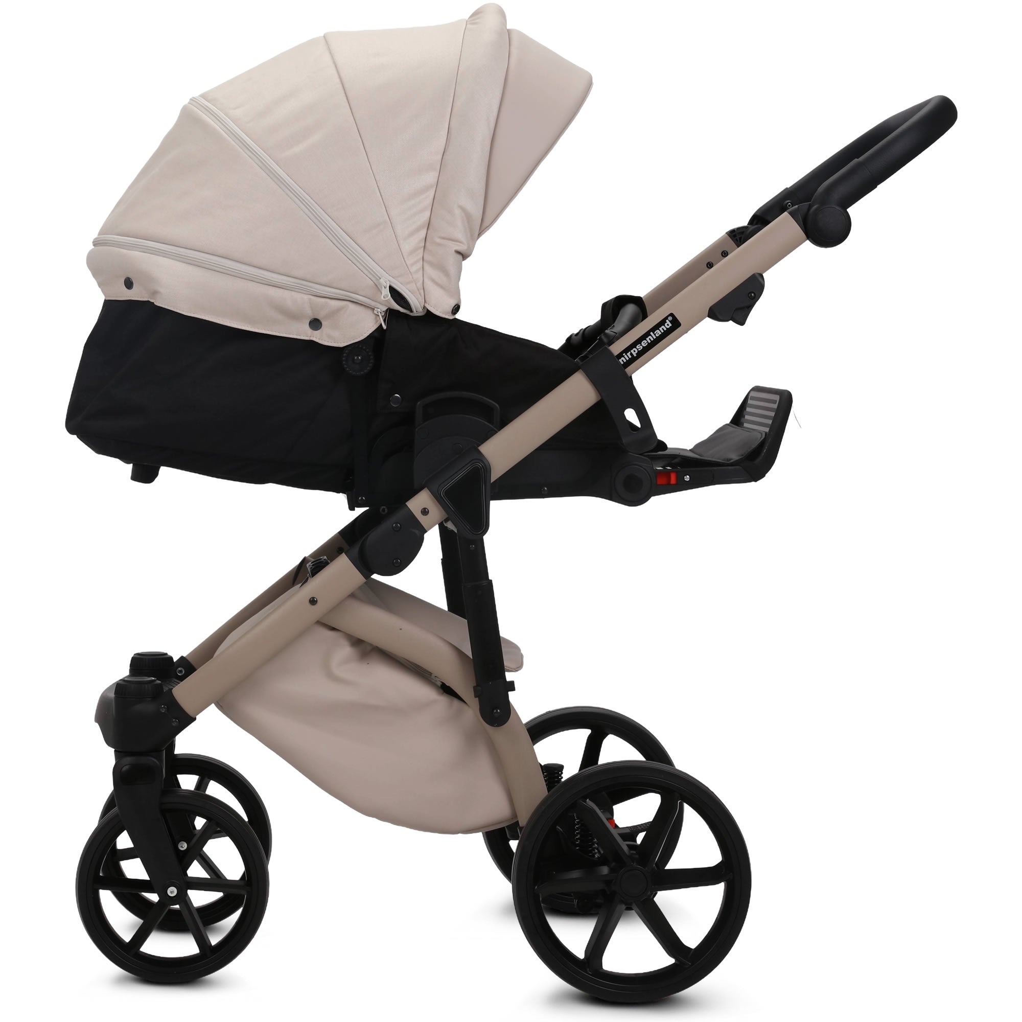 Knirpsenland Lifetime 2.0 Kinderwagen – Beige (Vanilla Cream Edition)