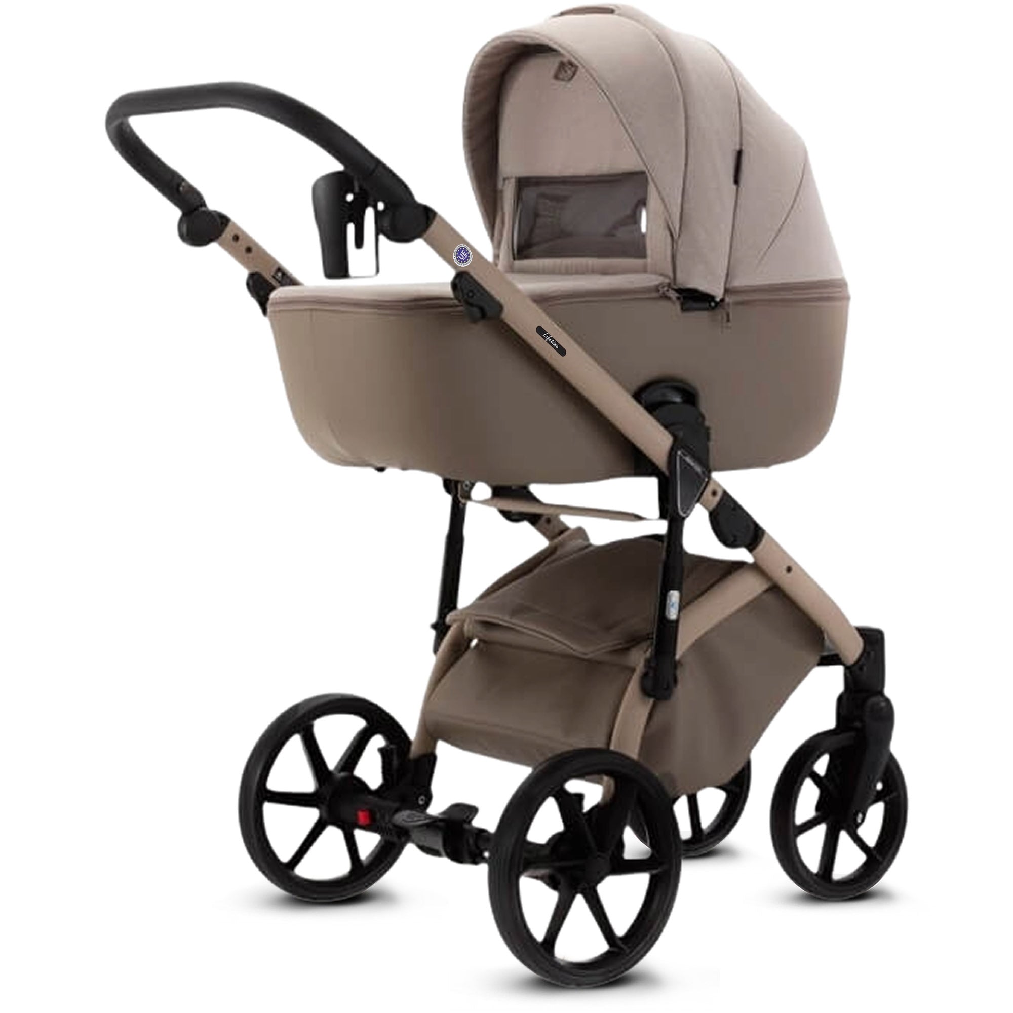 Knirpsenland Lifetime Kinderwagen – Cappuccino (Luxury Brown Edition)
