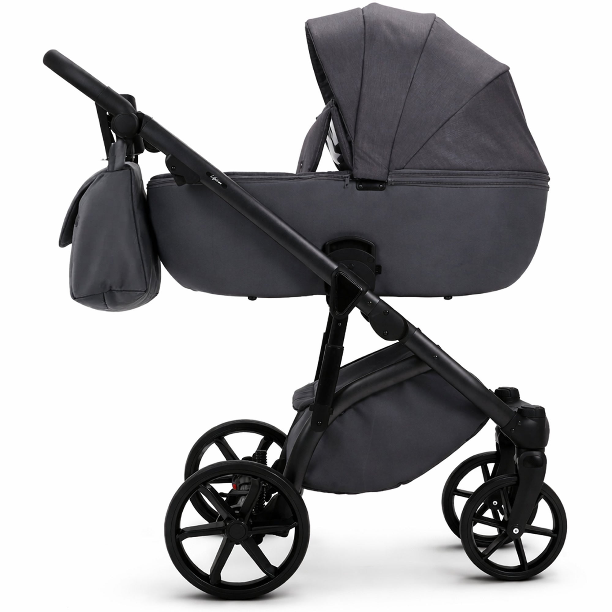 Knirpsenland Lifetime Kinderwagen – Stone Grey (Stone Edition)