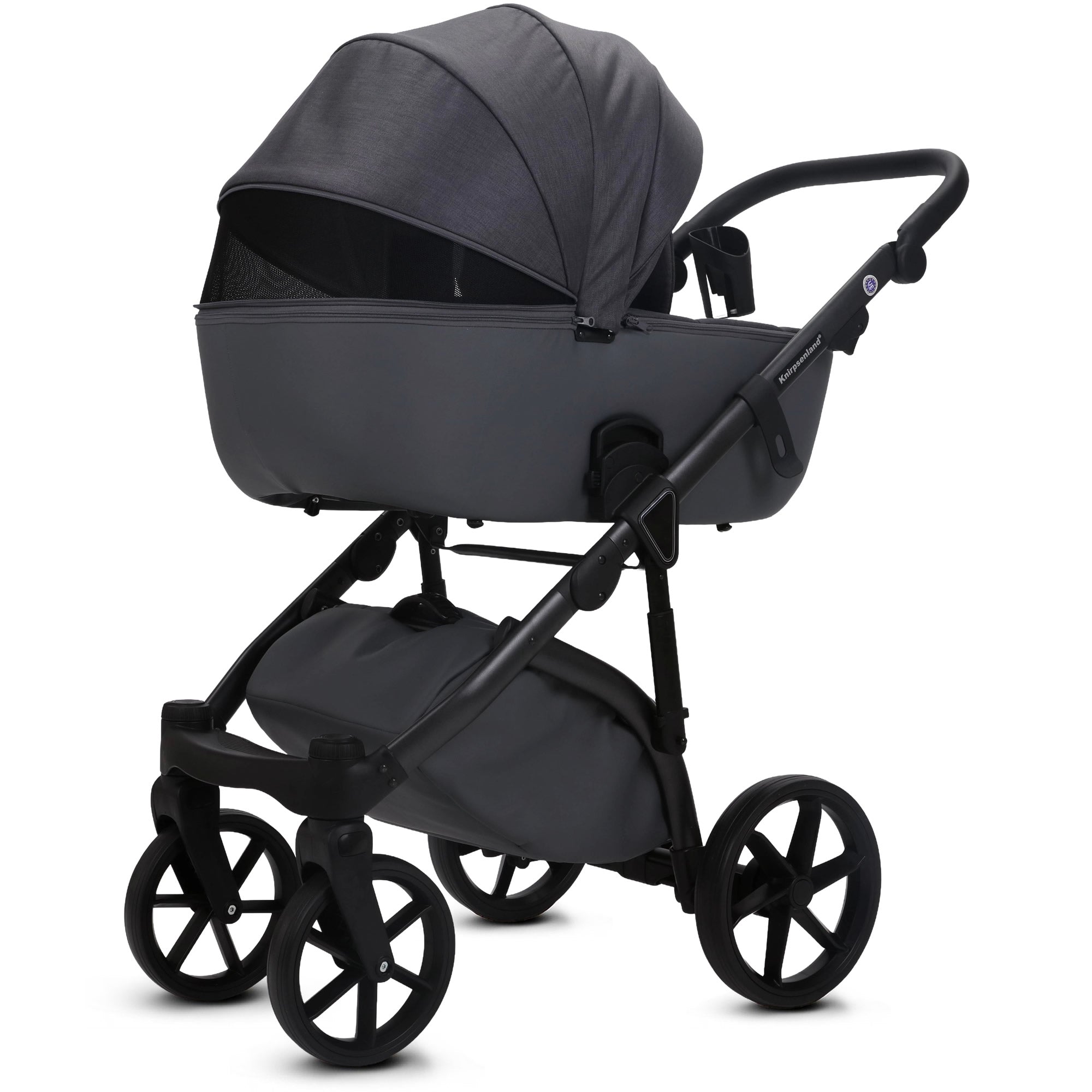 Knirpsenland Lifetime 2.0 Kinderwagen – Grau (Stone Edition)