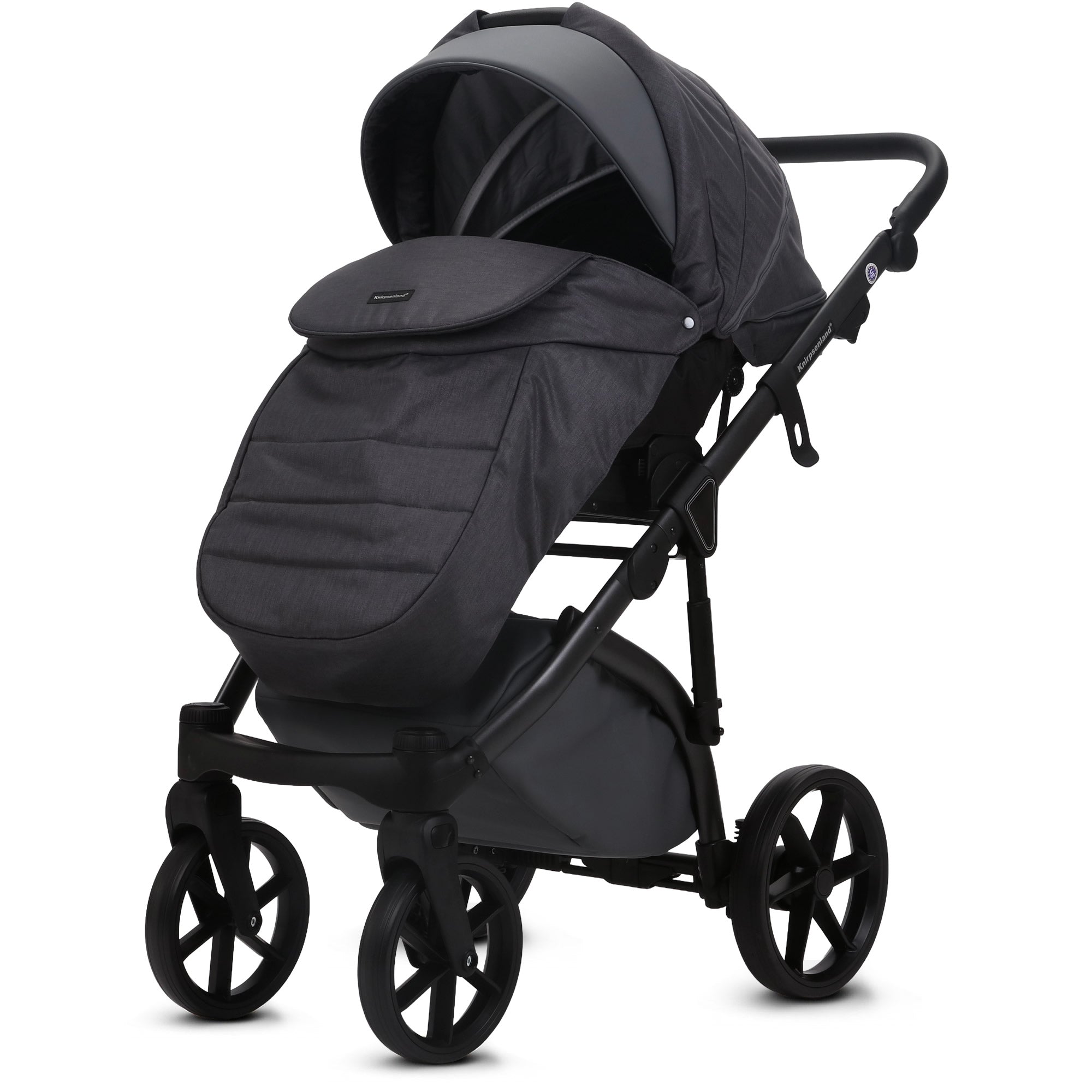 Knirpsenland Lifetime Kinderwagen – Stone Grey (Stone Edition)
