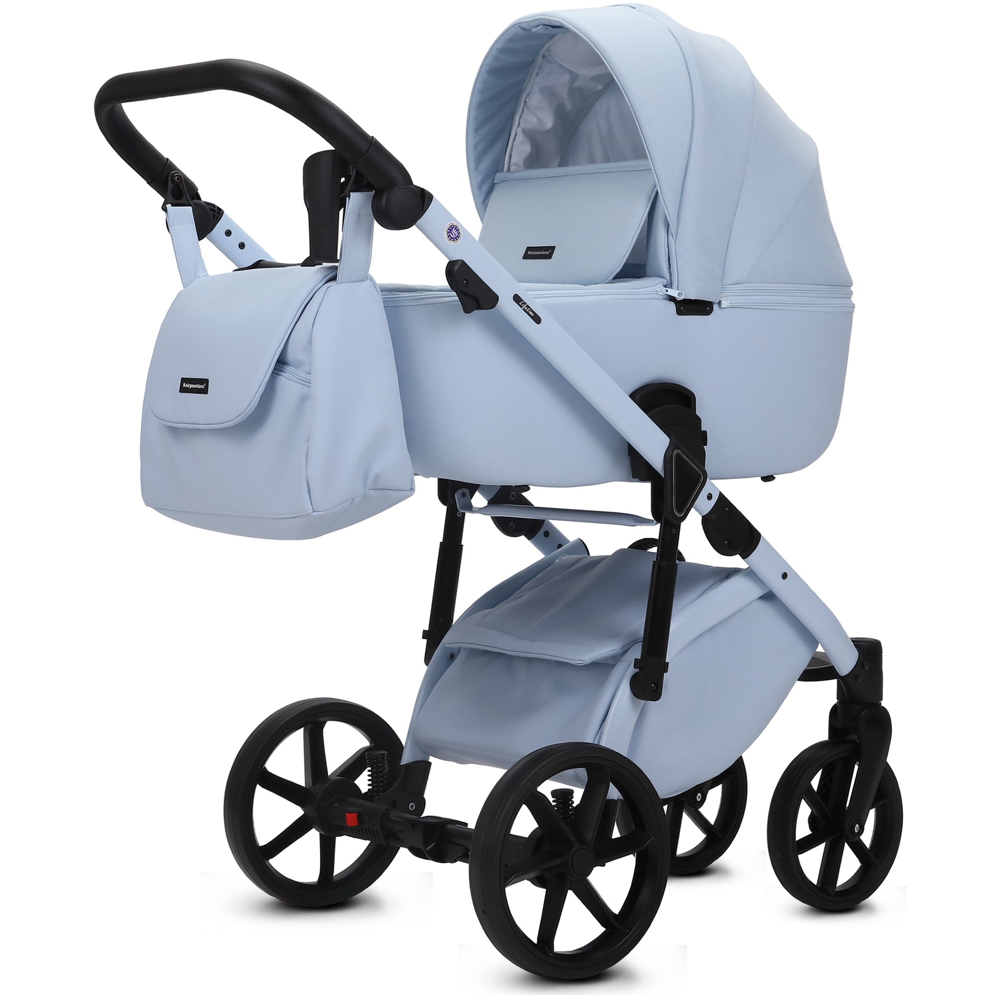 Knirpsenland Lifetime Kinderwagen – Hellblau (Sky Blue Edition)