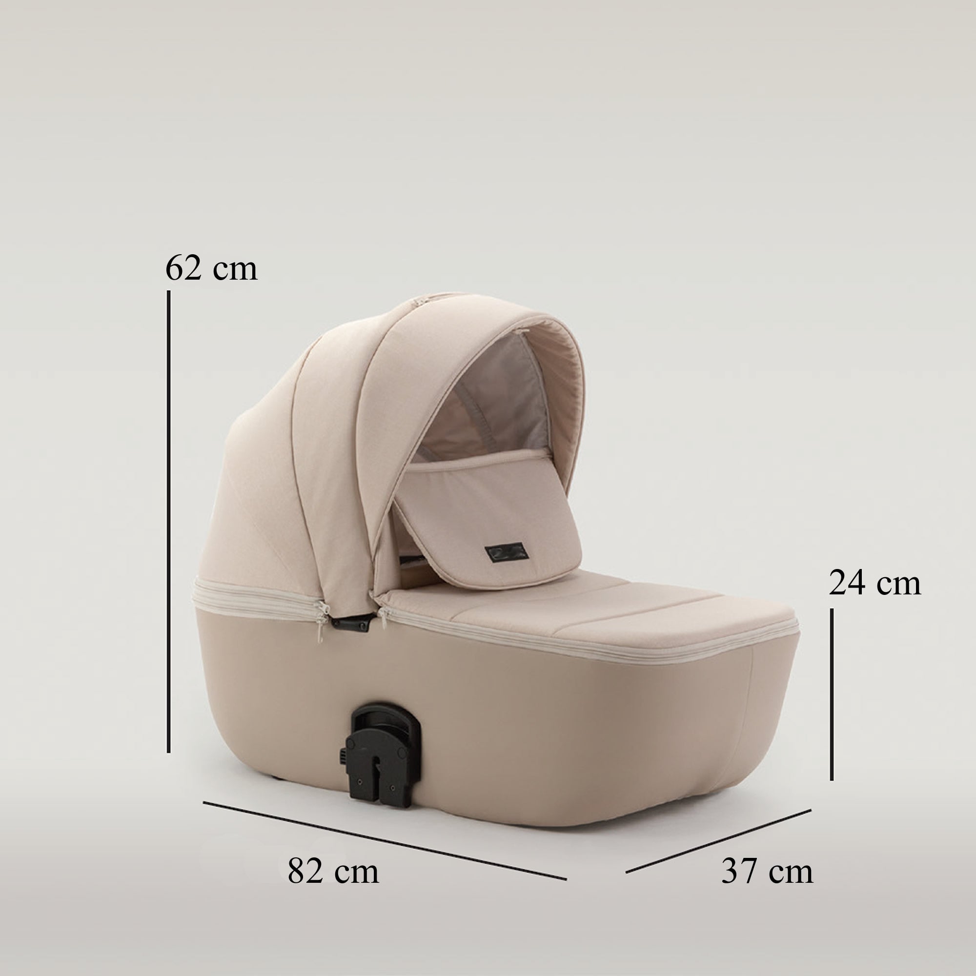 Knirpsenland Lifetime 2.0 Kinderwagen – Grau (Stone Edition)