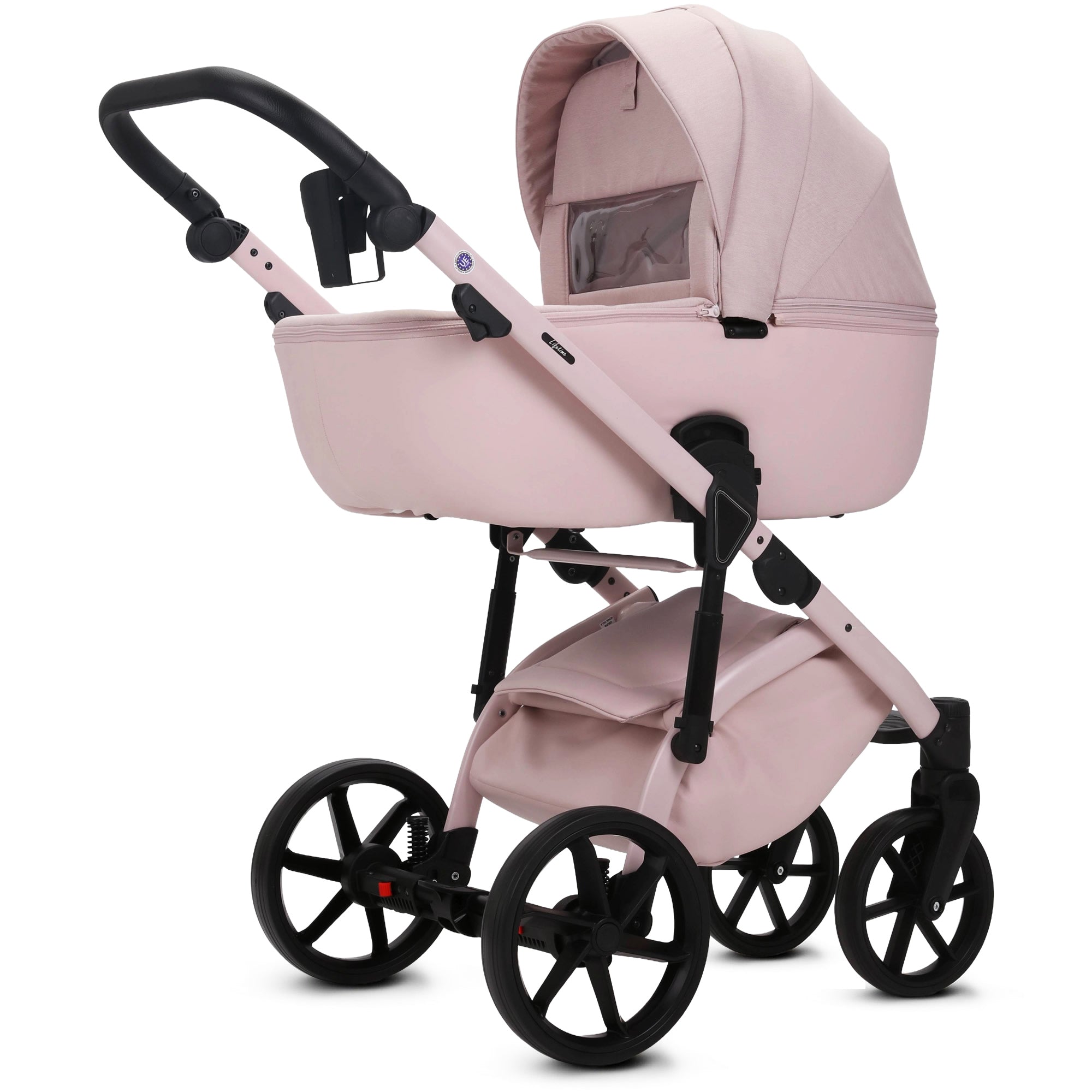 Knirpsenland Lifetime Kinderwagen – Rosa (Rose Elegance Edition)