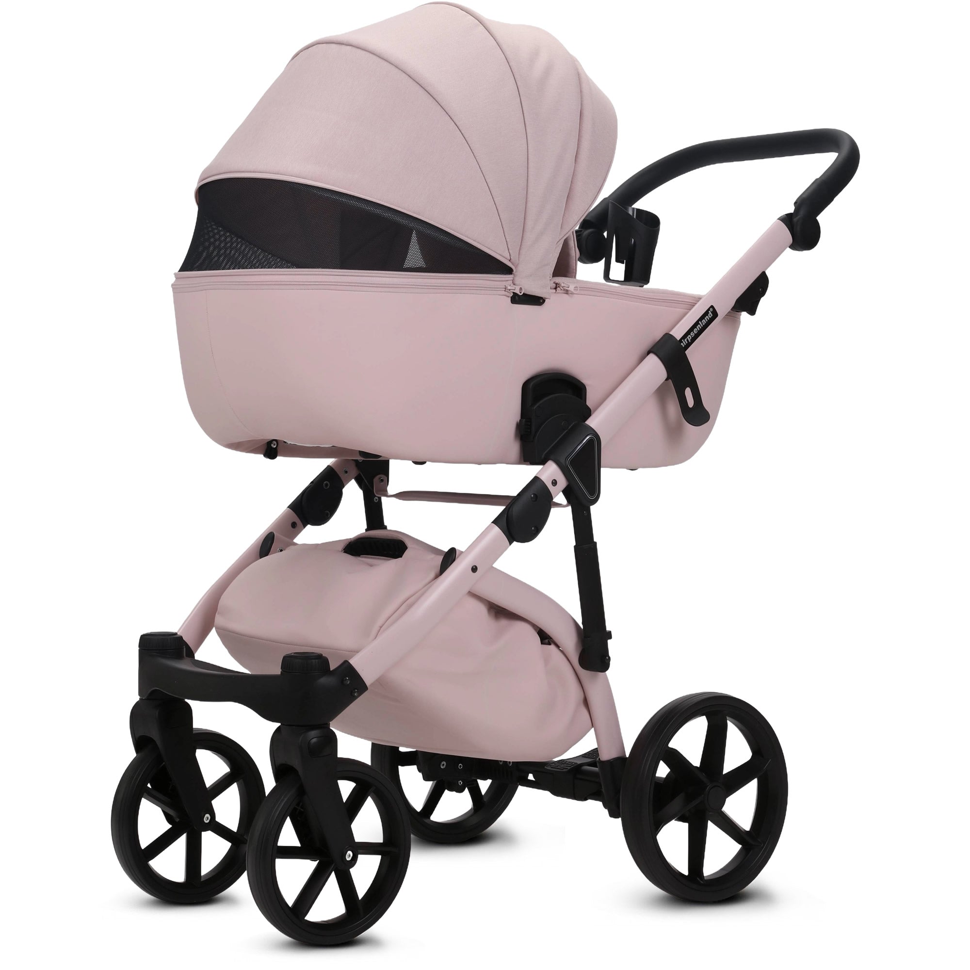 Knirpsenland Lifetime 2.0 – Rosa | Traumhafter Kombi-Kinderwagen für kleine Prinzessinnen
