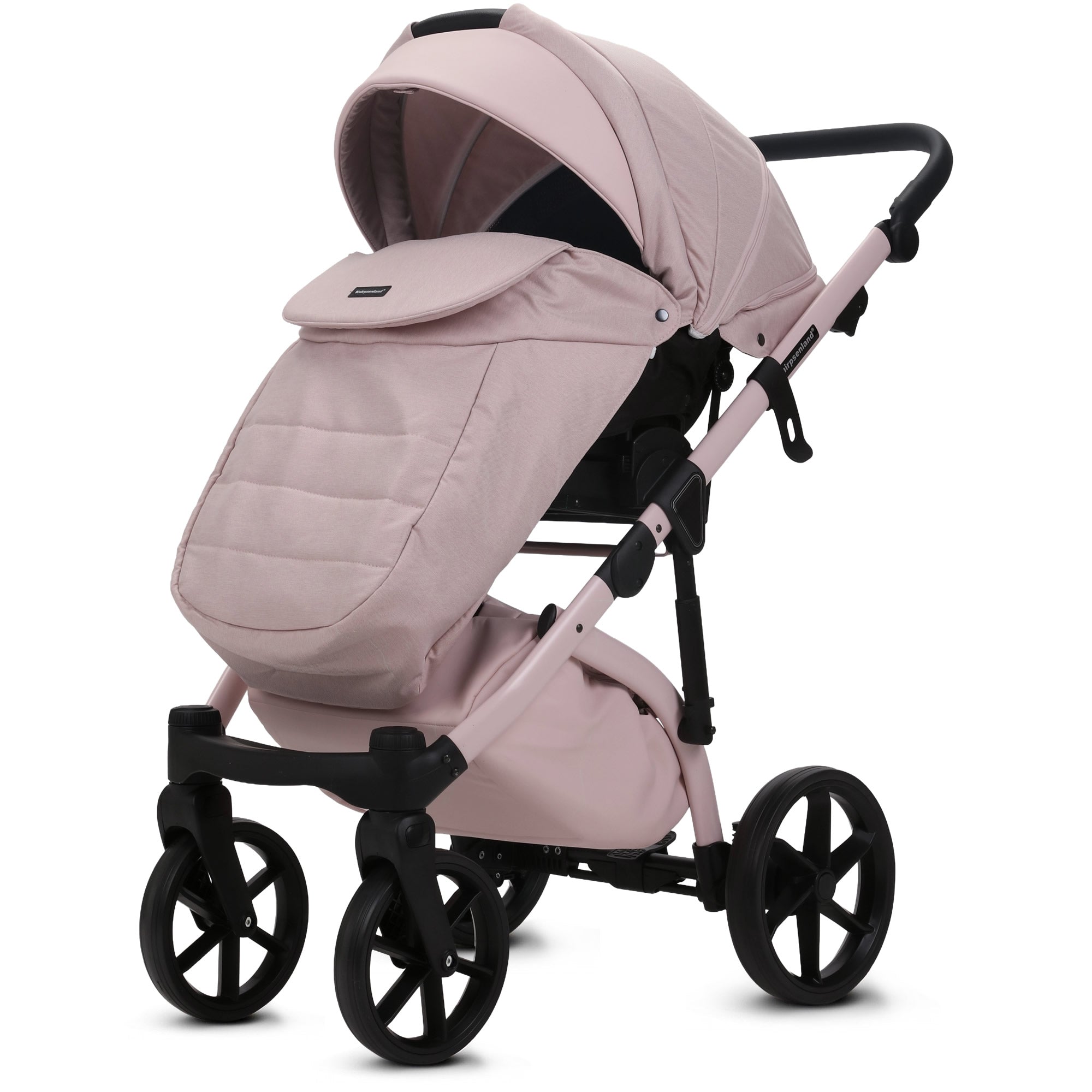 Knirpsenland Lifetime 2.0 – Rosa | Traumhafter Kombi-Kinderwagen für kleine Prinzessinnen