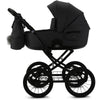 Knirpsenland Retro Style 2.0 Kinderwagen Anthrazit – Edler Dark Elegance 2in1 Kombikinderwagen