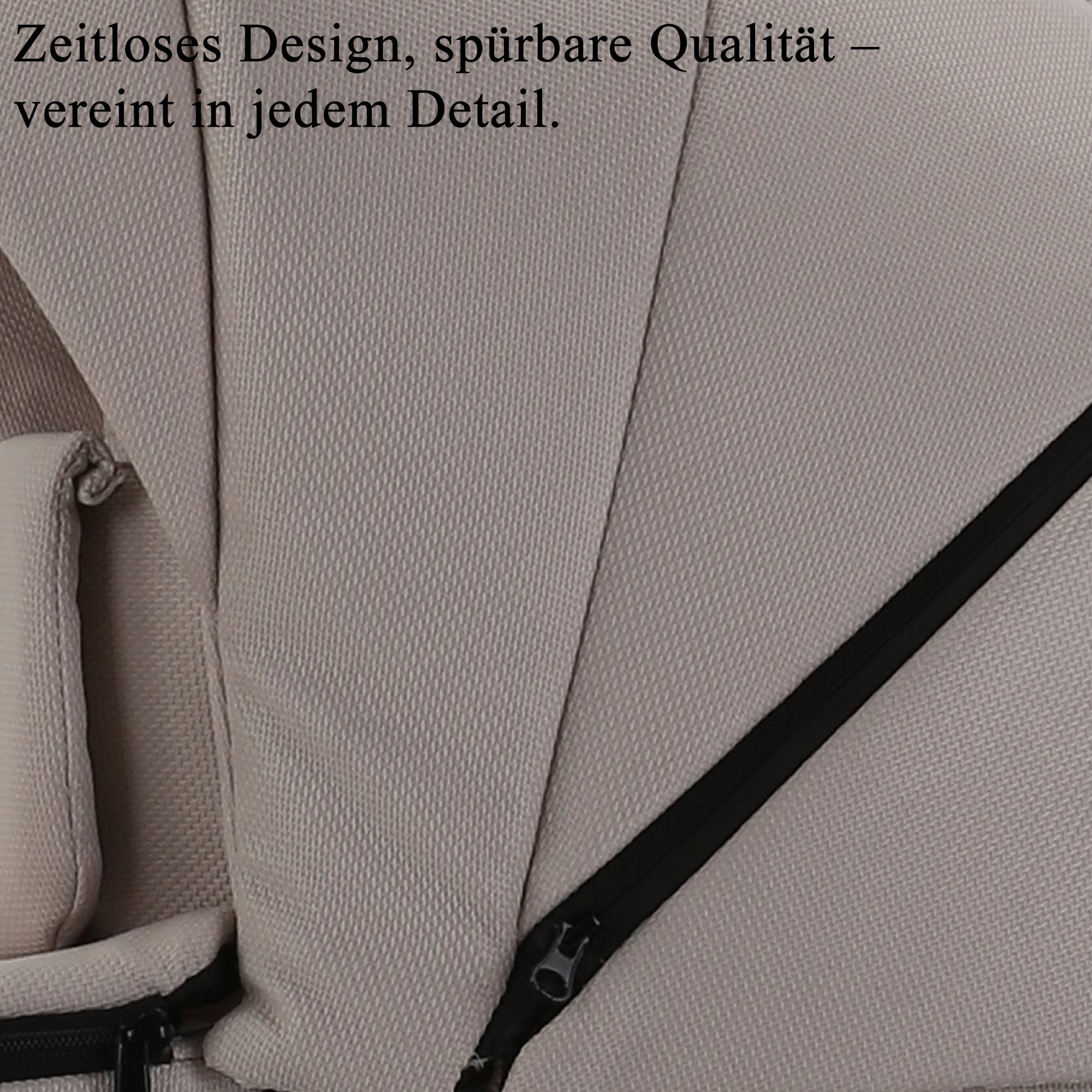 Knirpsenland Retro Style 2.0 Kinderwagen Cappuccino – Edler Kombikinderwagen in Braunbeige