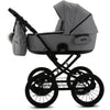 Knirpsenland Retro Style 2.0 Kinderwagen Grau – Moderner 2in1 Kombikinderwagen Urban Grey