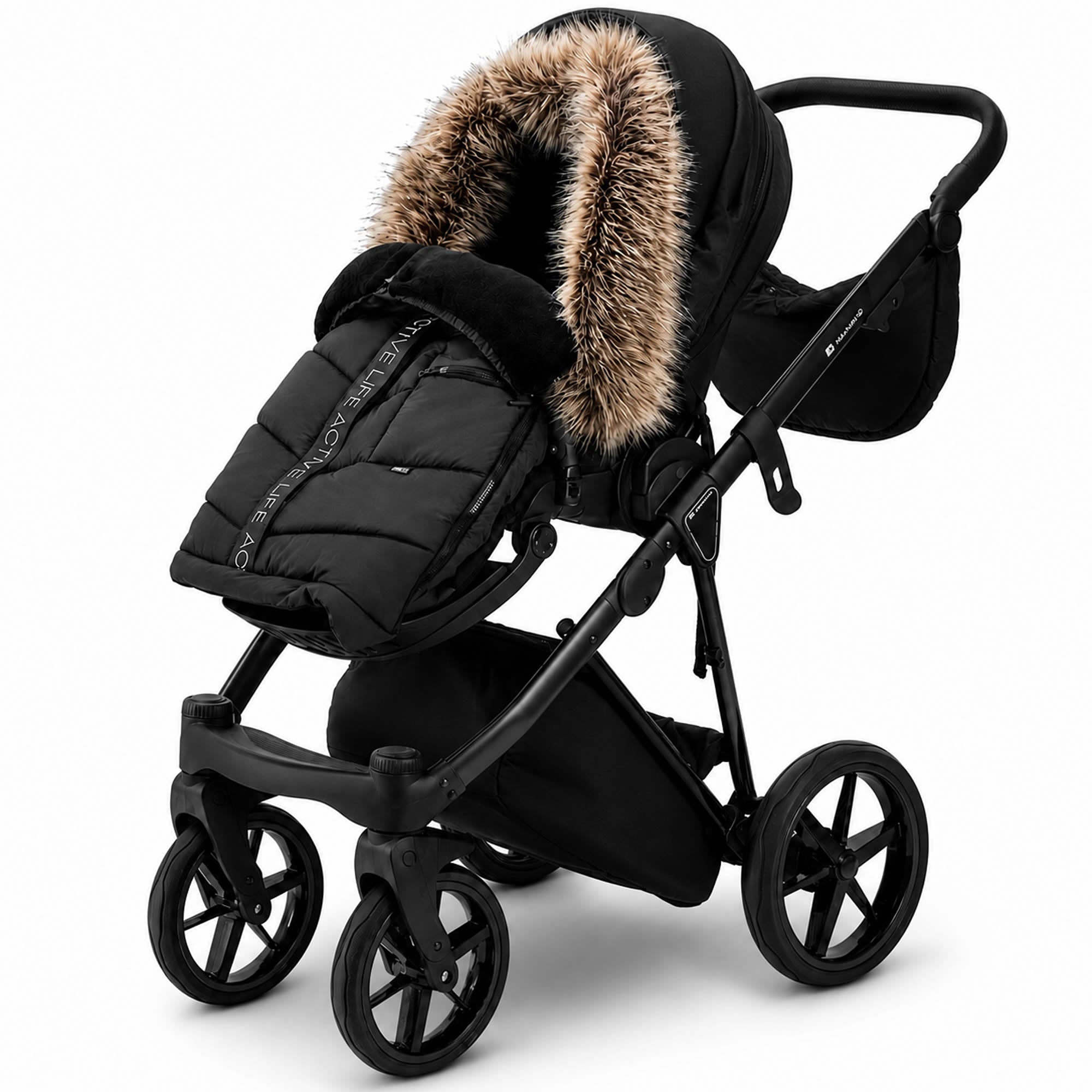 Knirpsenland Winterfußsack EVEREST – Anthrazit (Dark Graphite Edition)